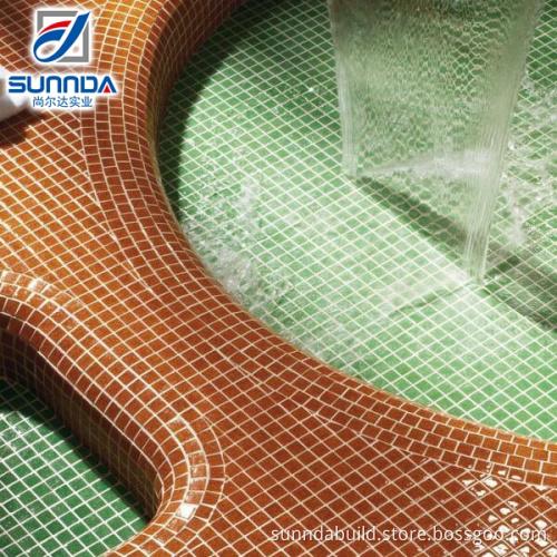 2016 best selling beautiful crystal glass mosaic tiles for indoor and outdoor swimming pool